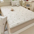 2026 New Skin‑Friendly Quilted Puff Yarn Thickened Fitted Sheet